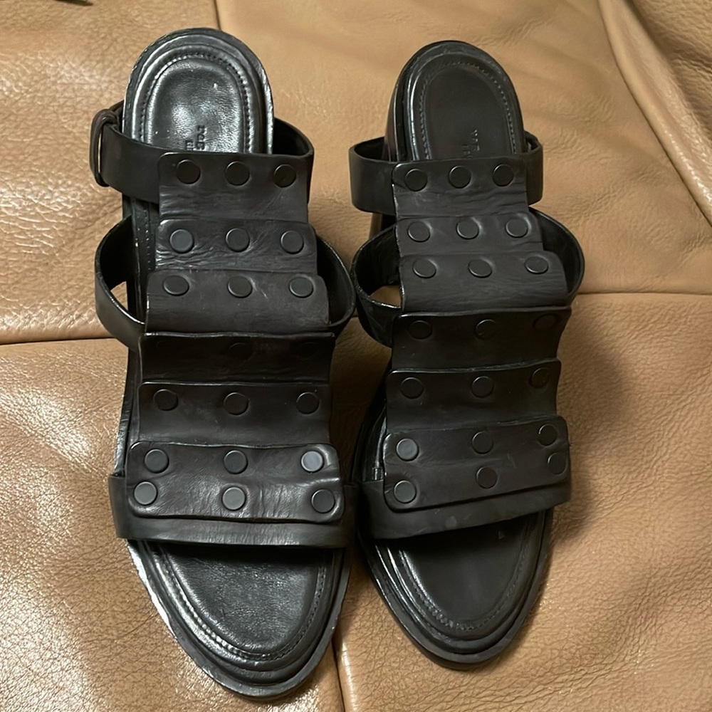 Rag & Bone New York leather black heels 40